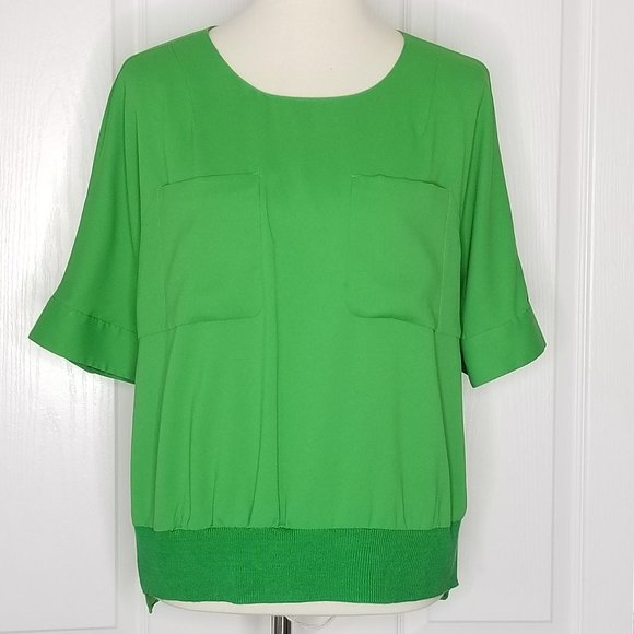 Ann Taylor Tops - Ann Taylor Career Blouse Kelly Green 10